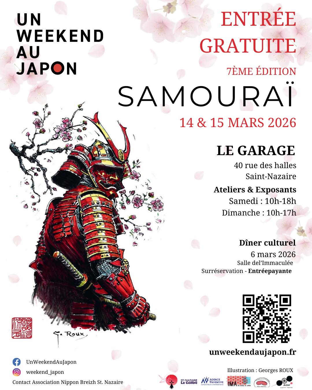 Affiche Festival du Japon 2026 — Samouraï